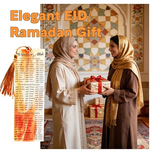 24 pcs Acrylic 99 Names of Allah Bookmark Arabic English Bilingual Islamic Bookmarks Ramadan Eid Gifts Bulk for Women Quran Learning Reflecting on The Names of Allah - style: Acrylic-24