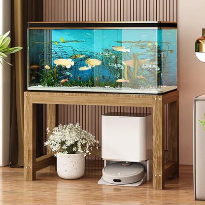 Indoor Storage Rack, With Non-slip Foot Pads, Solid Wood Fish Tank Stand, Customizable Size, Suitable For Home, Office And Hotel Use(70x40cm/27.6x15.7in) - size: 70x40cm/27.6x15.7in