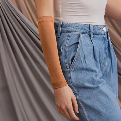Modest Arm Cover | Jersey Arm Cover | Modest Sleeve Covering for Muslim Women - color: Lion