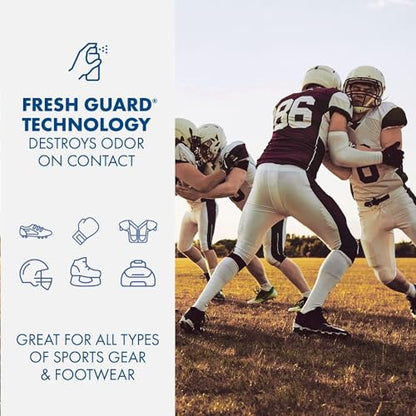 Arm & Hammer™ Sport Gear & Shoe Refresher Spray, Heavy Duty Odor Defense for Sports Gear and Footwear, Deodorizer for Gym Bags, Boxing Gloves, Hockey Equipment, and Football Pads (6.7 oz) (3 pack) - size: 6.7 Ounce (Pack of 3)