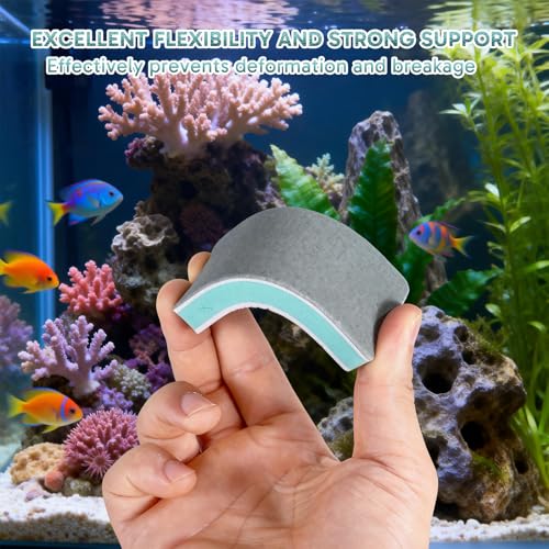8 Pcs Fish Tank Scrubber, Aquarium Sponge Set, Cleaning Sponges for Fish Tank Maintenance, Aquarium Cleaning Accessories for Home and Office Use