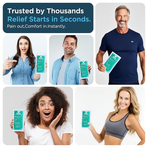 Large Flexible Sport Ice Pack (10.6" x 5.4") | Any Ache, Any Pain, We’ve Got You Covered | Extra Large Cold Reusable Pack | Ideal for Sport Injuries, R.I.C.E Treatment & Back Ailments