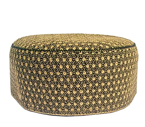 Kufi Men's Unisex Caps Muslim Men Prayer Cap Ramadaan Caps Eid Kufis Handmade Namaz Hat Beanie - color: Golden, size: Large