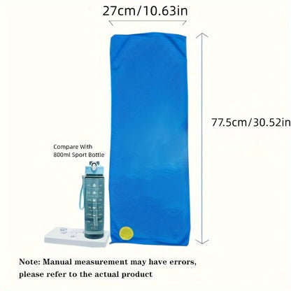 Quick Dry Cooling Sports Towel - Soft andBreathable Microfiber Towel for Outdoor Activities, Stay Cool and Refreshed All Day-SGMJ-zi - color: Purple