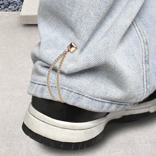 Hijab Magnets with Chain,10X Pinless Brooch Clothes Hijab Pins - Multi-Purpose Powerful Magnetic Buttons for Women - color: Gold
