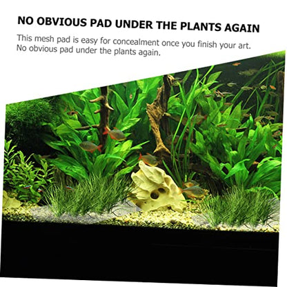 2pcs Aquatic Mesh Sturdy Mesh Pad Mesh Nets Aquarium Cleaners Aquarium Filter Pad Aquarium Mesh Pads Aquatic Wall Mesh Bendable Net Stainless Steel Plant Stand Multifunction - size: 20x10cm
