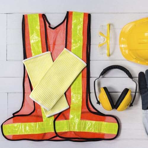 ANCIRS Cut Resistant Sleeves for Arm Protection, Gardening Sleeves, Dog Bite Safety Arm Sleeves - color: Yellow