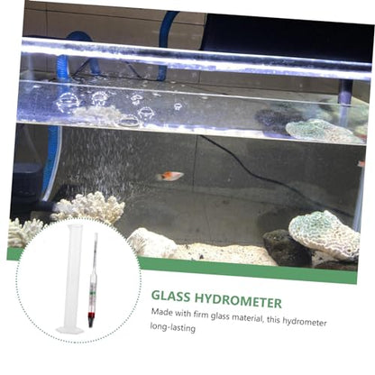 1set Portable Hydrometer Kit for Aquaculture Accurate Salt Density Tester with Measuring Cylinder for Aquarium and Use