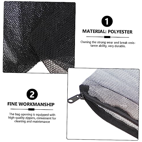 STOBAZA 15Pcs Zipper Bags for Aquarium Mesh Pouches for Fish Tank Filtration for Carbon Prevents Fines from Washing