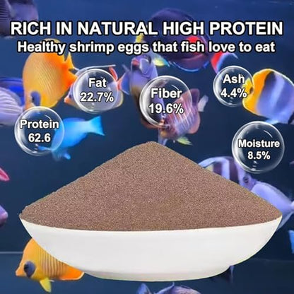 Bubble Magus Brine Shrimp Eggs/sea Monkey Eggs/Live Fish Food/Fairy Shrimp Egg Artemia high Protein Fish Food for brine Shrimp Hatchery 、 Clownfish Food 、 Reef roids Coral Food 、Feeder Guppies、beta - size: 1 Ounce (Pack of 1)
