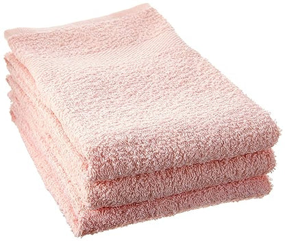 Simpli-Magic Cotton Set, Hand Towels, 16 in x 27 in, Pinky, Pack of 12 - color: Pink