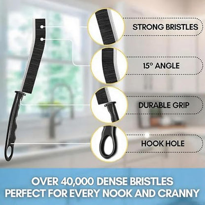 12 Pack Crevice Cleaning Brush Set–Household Deep Cleaning Supplies, Perfect for Small Spaces, Grout, and Tough Tasks