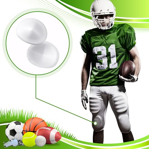 Meooeck 12 Pair Low Rise Knee Pads White Inserts Light Knee Pad Saver for Youth Men Women Kids Adult Football Basketball Volleyball