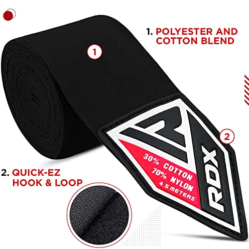 RDX Boxing Gloves 16 Oz Men Women with Boxing Hand Wraps Inner Gloves, Mexican Style Boxing Wrist Straps, Heavy Punching Bag Gloves for Kickboxing, Muay Thai, MMA Martial Arts