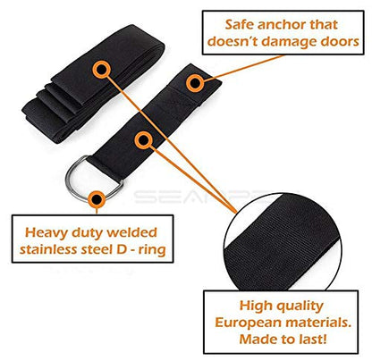 Yoga Stretch Strap - to Improve Leg Stretching - Perfect Home Equipment for Ballet, Dance, Warm upand Gymnastic Exercise - Excellent Gift for Your Friends, Children, and Loved Ones - color: Light Blue