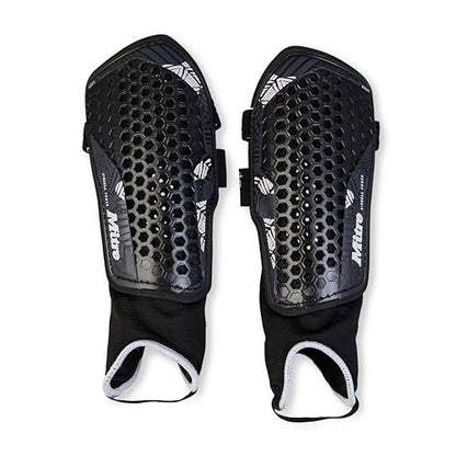 Mitre Unisex Soccer Shin Guards - color: Aircell Power Black/White, size: X-Small