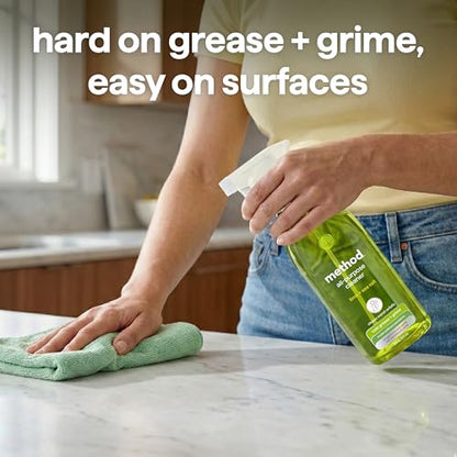 Method All-Purpose Cleaner Spray, Lime + Sea Salt - Cuts Grease & Grime on Counters, Glass, Sealed Wood & Floors, for Kitchen & Bathroom, 28 fl oz - size: 28 Fl Oz (Pack of 1)