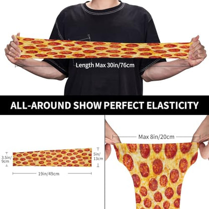 Cooling Arm Sleeves Cover Summer Sun Protection Arm Sleeves For Men Women Baseball Cycling Golf Running - color: Pepperoni Pizza 23