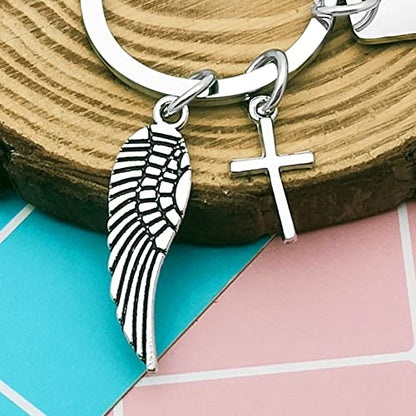 Christian Gift Bible Verse Keychain Religious Jewelry Bible Verse Gifts for Women Men Easter Prayer Christian Jewelry Religious Keychain Christmas Birthday Easter Prayer Present