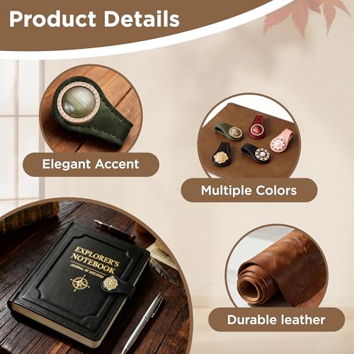 Elegant Design Magnetic Journal Clip, Decorative Bookmark Clips - style: Color Set A 2 Pcs