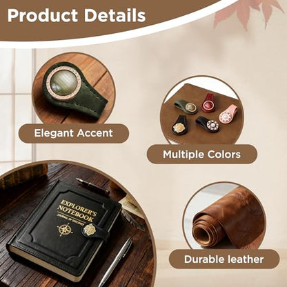 Elegant Design Magnetic Journal Clip, Decorative Bookmark Clips - style: Color Set A 2 Pcs