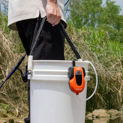 KastKing Li3 Rechargeable Live Bait Aerator, Lithium-Ion Battery, LCD Runtime Display, Large Aeration Stone, Aerator for Fish and Bait Buckets
