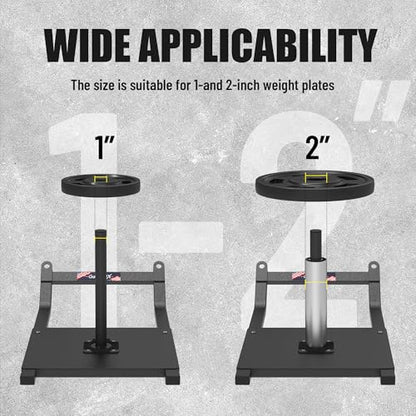 GanFindX Weight Sled, Workout Sled, Fitness Strength Training Sled for Athletic Exercise and Speed Improvement, Suitable for 1" and 2" Weight Plates - color: Gray