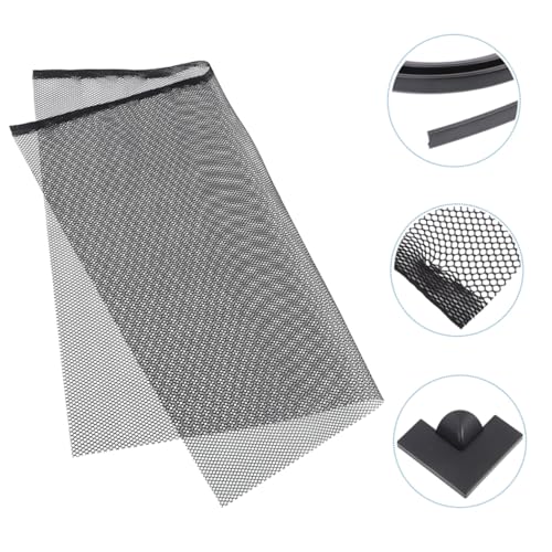 BESTonZON Aquarium Net Covers for Fish Tank Jumping Mesh Screen Lid Plastic Divider for Betta Fish DIY Aquarium Accessories Easy Installation Breathable Design
