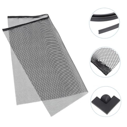 BESTonZON Aquarium Net Covers for Fish Tank Jumping Mesh Screen Lid Plastic Divider for Betta Fish DIY Aquarium Accessories Easy Installation Breathable Design