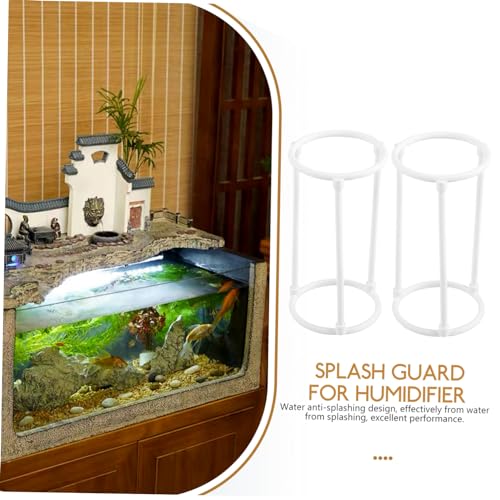 balacoo 8pcs Portable Splash Guards for Humidifier Rockery Design Easy to Install Water Protection for Fish Tank Reusable Splash Guard for Humidifier