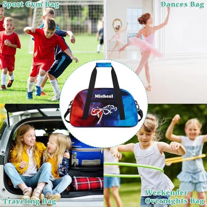 Personalized Martial Art Bag Duffel Bag for Girls, Custom Taekwondo Karate Bag Overnight Bags for Travel Weekender Practice Battle White - color: Option 6