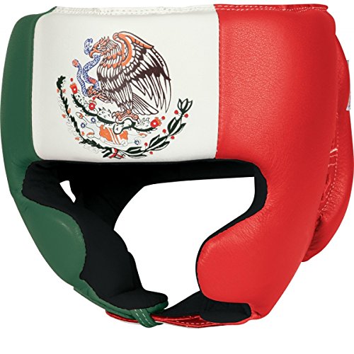 Title Boxing Amateur Competition Headgear (w/Cheeks) - Boxing Headgear, MMA Headgear, Sparring Gear, Headgear Boxing Sparring, Boxing Head Gear, Sparring Headgear, Muay Thai Headgear - color: Mexico, size: Small