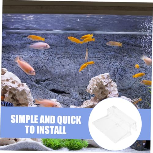 BESPORTBLE 12pcs Acrylic Aquarium Cover Clip Fish Tank Glass Lid Support Holder for Rimless Aquariums Easy Installation Design for Thickness