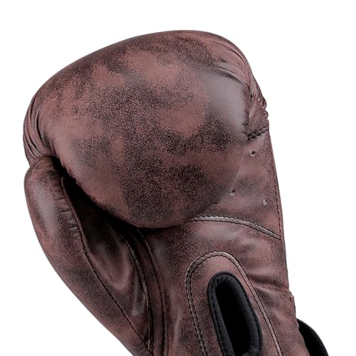 Boxing Gloves,Training Gloves for Child,Adults Boxing Training,Kickboxing, Muay Thai, MMA PU Leather - color: Coffee, size: 8oz