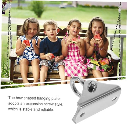 BESPORTBLE Stainless Steel Heavy Duty Ceiling Mount Hammock Hanging Hook Set Easy Installation Kit with Rotating Hangers for Punching Bag Swing and Hammock Chair Suspension