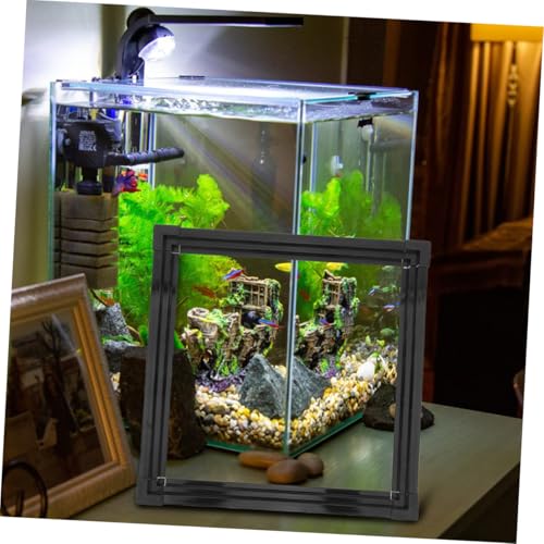 Abaodam Safety Edge Protector for Fish Tanks Aquarium Double-Layer Provides Against Wear and Tear Easy Access for Feeding and Care - size: 40.00X40.00X2.50CM
