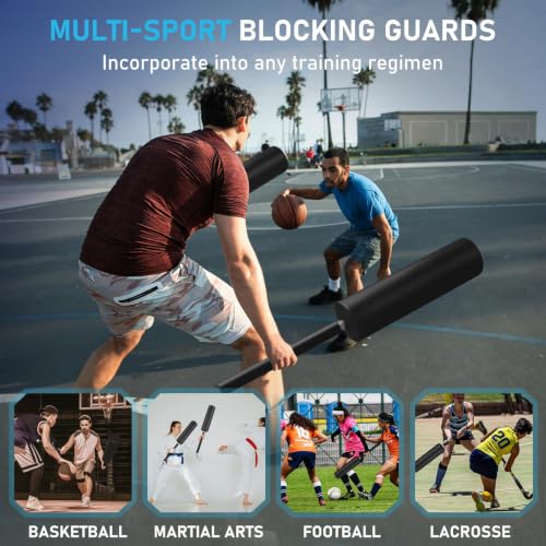 Padded Blocking Guards with Adjustable Wrist Straps - size: 2-Pack
