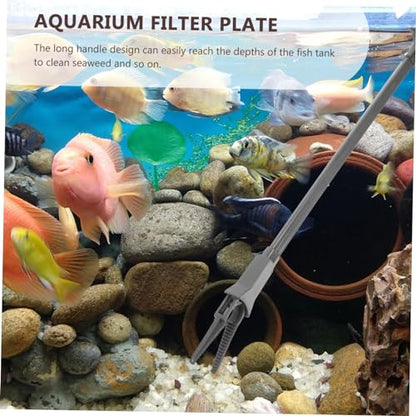 3pcs Aquarium Tongs Convenient Terrarium Tools for Feeding Cleaning Fish Tank Non- Grip Tweezers for Easy Use and Storage