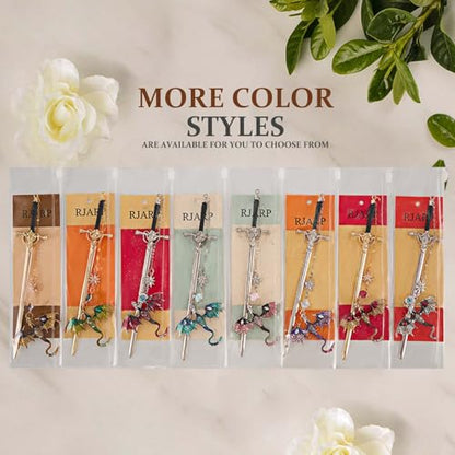 Fourth Wing Dragon Sword Cute Bookmark Book Mark for Reading Women Gifts - color: Silver Color