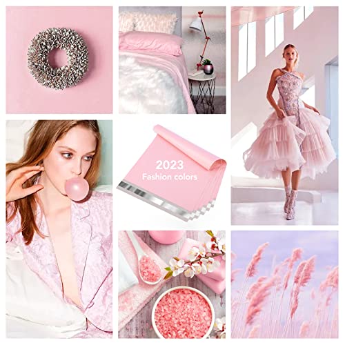 Metronic Poly Mailers 14.5x19 500 Pack, Large Shipping Bags for Clothing with Strong Adhesive, Shipping Envelopes Mailers Poly Bags for Small Businesses, Waterproof Packages Bags Light Pink - size: 14.5x19 500PC