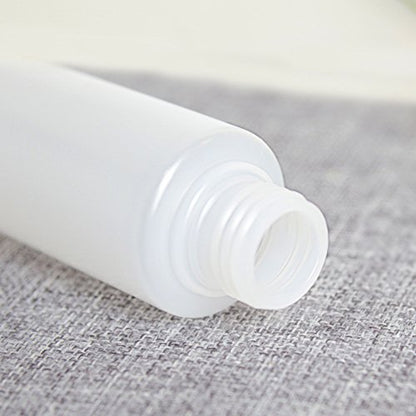 ALINK Travel Size Plastic Empty Toiletry Bottles, 30ml (1 oz) Pack of 6 Liquid Containers with Labels