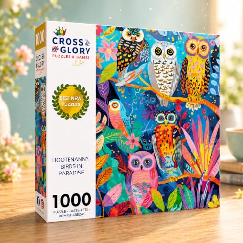 Cross & Glory | 1000 Piece Jigsaw Puzzles for Adults | Hootenanny - color: Hootenanny