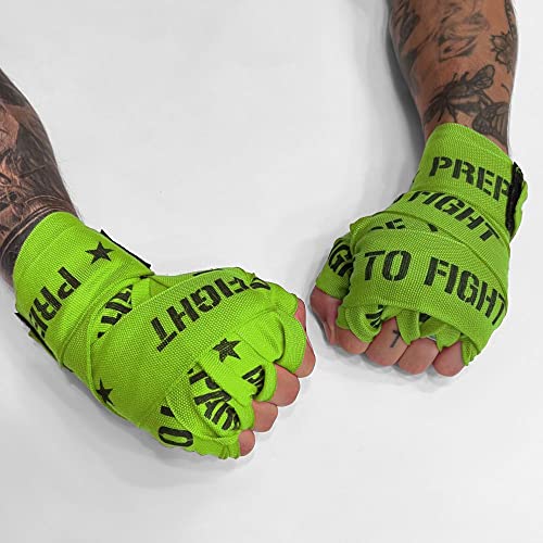Geezers Prepare to Fight Hand Wraps - color: Green, size: 5m