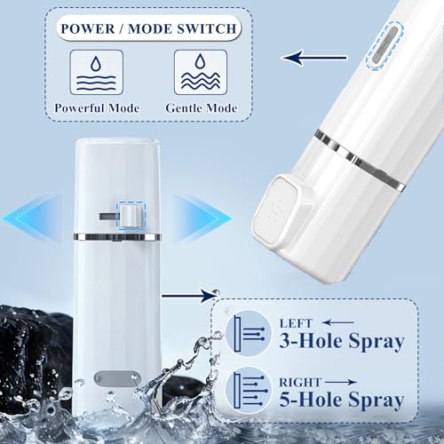 Electric Portable Bidet Sprayer,Travel Bidet Portable Rechargeable 800Mah,450Ml Peri Bottle,Dual Spray Modes,Toilet Butt Washer for Women Men Postpartum Personal Hygiene