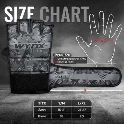 WYOX MMA Gloves & Boxing Focus Mitts Set – Hybrid Open Palm Grappling Gloves with Wrist Support + Curved Punching Pads with Gel Shock for Muay Thai, Kickboxing, Karate Training (Men & Women)