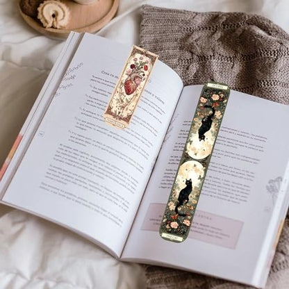 30 Pcs Tarot Fantasy Magnetic Bookmarks, Cute Magnet Book Mark Clips for Reading Women Teens Adults, Witchy Dark Romance Bookish Gifts and Page Marker Accessories - style: Tarot