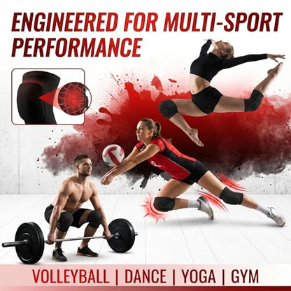Volleyball Knee Pads for Women Men Youth Kids, Knee Brace for Basketball Soccer Football Dance Yoga Tennis Running Cycling Workout Climbing (Small) - size: Small