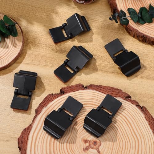 6Pcs Plastic Reptile Tank Lid Locks - Secure Adhesive Escape Prevention Clips for 10 40-120 Gallon Terrarium, Snake, Turtle, Gecko, Lizard Enclosure, Fish Tank Aquarium Lid Latches, Mesh Scree