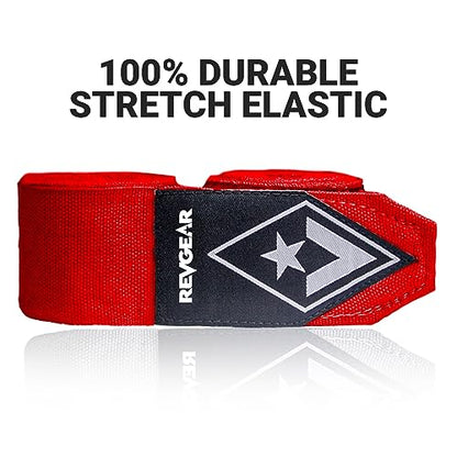 Revgear 2-Inch Wide Elastic Hand Wrap - color: Red