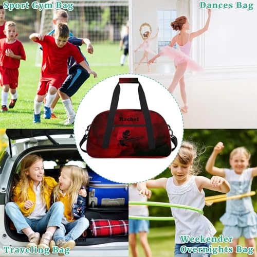 Personalized Martial Art Bag Duffel Bag for Girls, Custom Taekwondo Karate Bag Overnight Bags for Travel Weekender Practice Girl(1) - color: Option 7